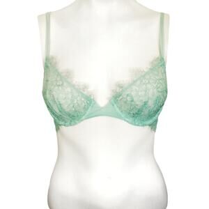 FREE PEOPLE Allure underwire lace classic bra in April Dew Size 34B NEW